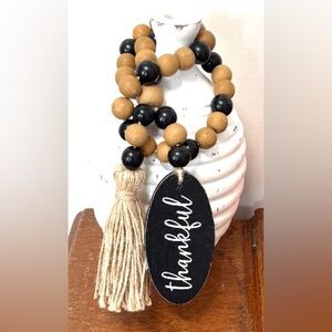 Farmhouse Beaded Garland for Tiered Tray Decor, Farmhouse & Country Decor, NEW